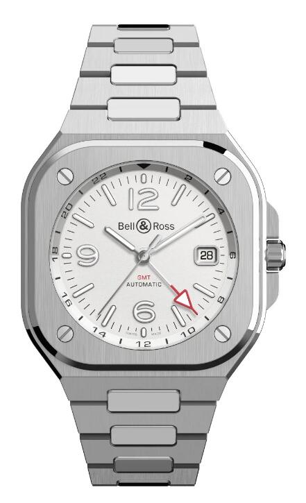 Bell & Ross BR 05 GMT WHITE BR05G-SI-ST/SST Replica Watch